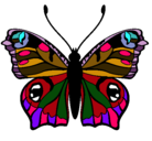 Dibujo Mariposa  pintado por MerceLopez