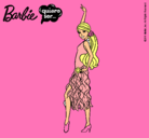 Dibujo Barbie flamenca pintado por KSENIA