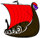 Dibujo Barco vikingo pintado por kevin-osiris-