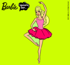 Dibujo Barbie bailarina de ballet pintado por carlarmesto