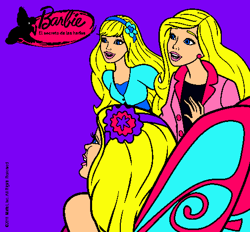 Barbie y sus amigas sorprendidas