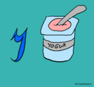 Dibujo Yogur pintado por gfytdt