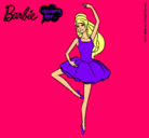 Dibujo Barbie bailarina de ballet pintado por Aidi