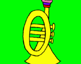 Dibujo Trompeta pintado por loscopo