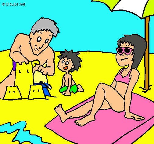 Dibujo Vacaciones familiares pintado por RatitaRuiz