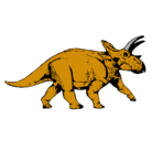 Dibujo Triceratops pintado por 0352