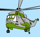 Dibujo Helicóptero al rescate pintado por titotit
