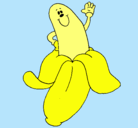 Dibujo Banana pintado por hghfg