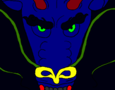Dibujo Cabeza de dragón pintado por jose111