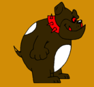 Dibujo Bulldog inglés pintado por DOGOOOOOKU_