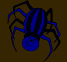 Dibujo Araña pintado por vchcxfthftrd