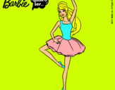 Dibujo Barbie bailarina de ballet pintado por laura1414141