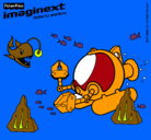 Dibujo Imaginext 2 pintado por sergio3