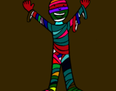 Dibujo Niño momia pintado por ALE2002