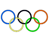 Dibujo Anillas de los juegos olimpícos pintado por Gisela1237