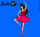 Dibujo Barbie bailarina de ballet pintado por lizzeht