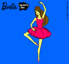 Dibujo Barbie bailarina de ballet pintado por ede11