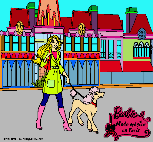 Barbie y su perrita