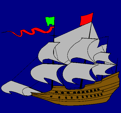 Velero del siglo XVII