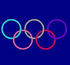 Dibujo Anillas de los juegos olimpícos pintado por axel21boyfro