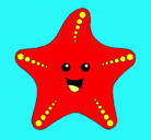 Dibujo Estrella de mar pintado por ainoaroldan