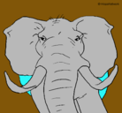 Dibujo Elefante africano pintado por asssssssszzz