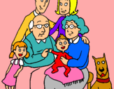 Dibujo Familia pintado por gianfranfran