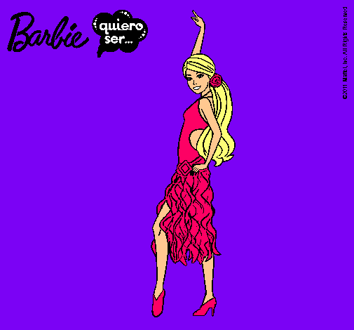 Barbie flamenca