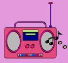 Dibujo Radio cassette 2 pintado por ssssssssssss