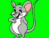 Dibujo Ratón pintado por artemisa