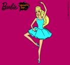 Dibujo Barbie bailarina de ballet pintado por ballarina
