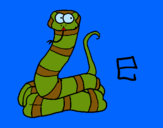 Dibujo Serpiente pintado por esthercm10