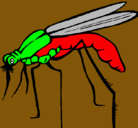 Dibujo Mosquito pintado por sergio1