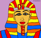 Dibujo Tutankamon pintado por sergisan