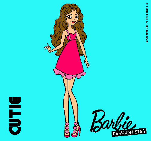 Dibujo Barbie Fashionista 3 pintado por brenda99