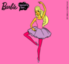 Dibujo Barbie bailarina de ballet pintado por barbiecarla