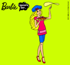 Dibujo Barbie cocinera pintado por noah