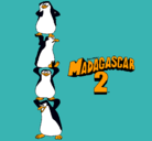 Dibujo Madagascar 2 Pingüinos pintado por NONONO