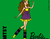 Dibujo Barbie Fashionista 1 pintado por 259los