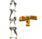 Dibujo Madagascar 2 Pingüinos pintado por Josepe