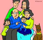 Dibujo Familia pintado por  PONIYDELFON