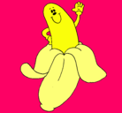 Dibujo Banana pintado por krisley