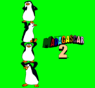 Dibujo Madagascar 2 Pingüinos pintado por bece080201