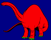 Dibujo Braquiosaurio II pintado por facu17
