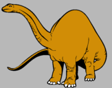 Dibujo Braquiosaurio II pintado por toro