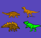 Dibujo Dinosaurios de tierra pintado por hfvhgvvbv