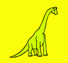 Dibujo Braquiosaurio pintado por tobiass