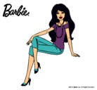 Dibujo Barbie moderna pintado por MerceLopez