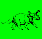 Dibujo Triceratops pintado por anonimx