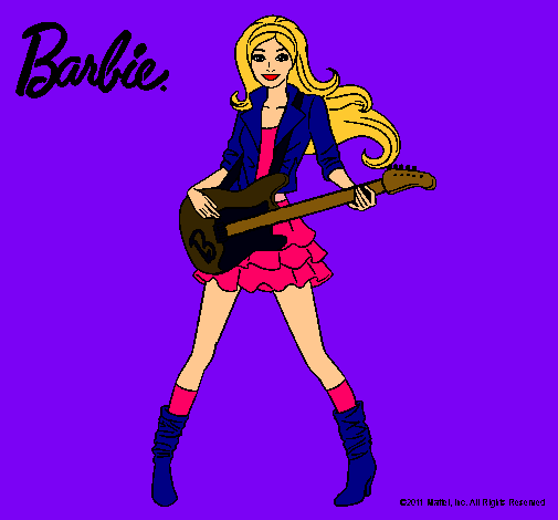 Barbie guitarrista